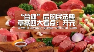 “合体”后的民法典草案四大看点:开元牌棋APP下载(图1) 开元牌棋